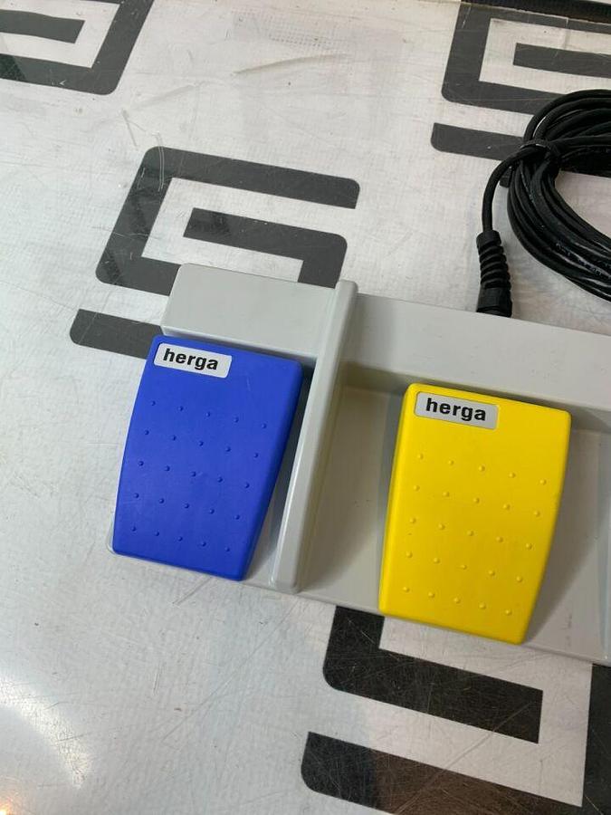 Used HERGA Triple Multifunction Foot Pedal