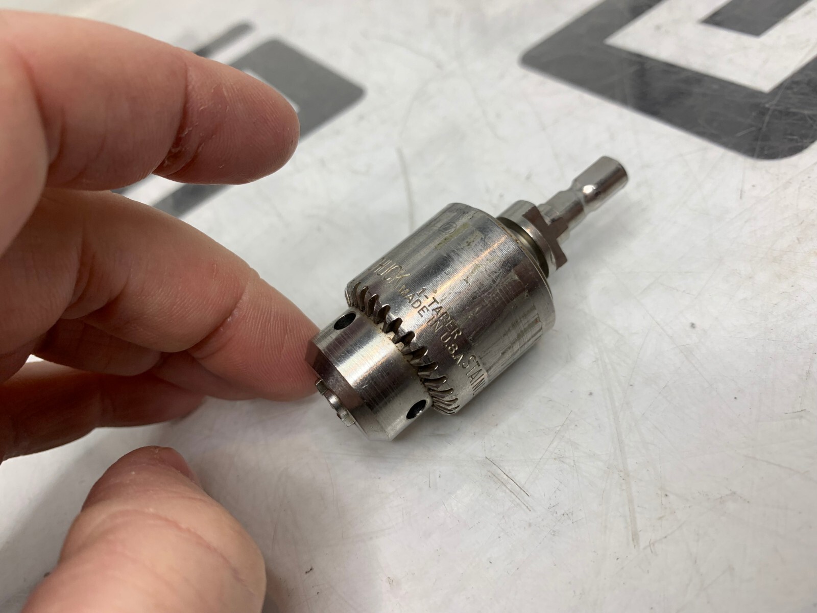 Used Zimmer Hall 1384-29 1/4" Jacobs Chuck Reamer Attachment WARRANTY