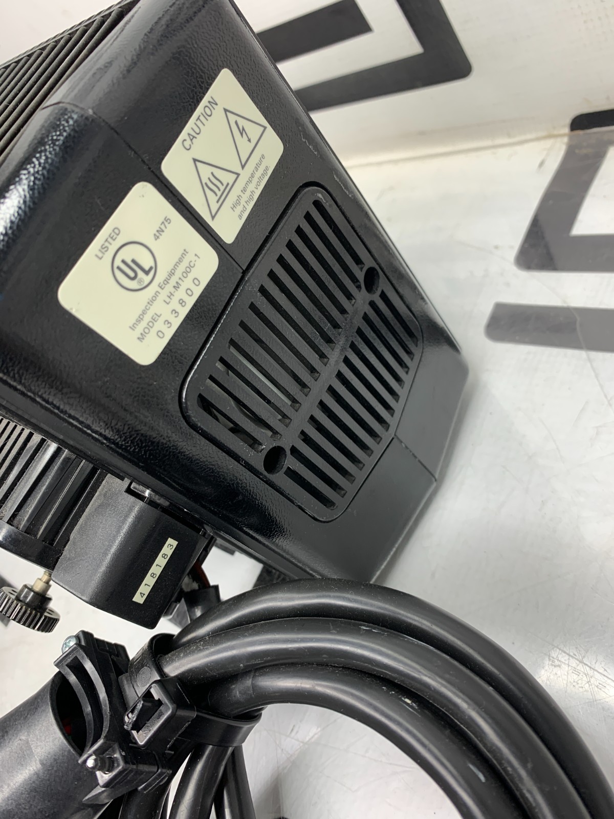 Used Nikon LH-M100C-1 100W Lamp House Microscope  Hg HBO Mercury Fluorescence Housing