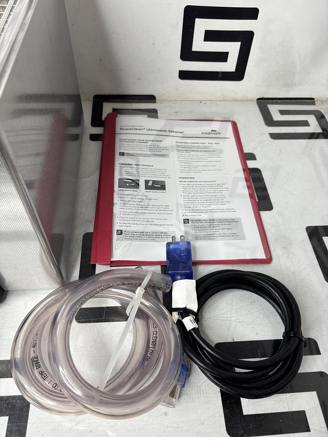 Used Midmark QuickClean QC3-01 Ultrasonic Cleaner & Dental Instrument Bath Large 3.3 Gallon Size