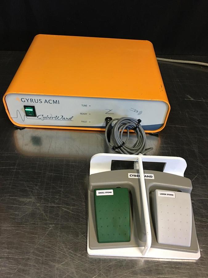 Used Gyrus ACMI CW-USLG CyberWand Console with Foot pedal Footswitch System