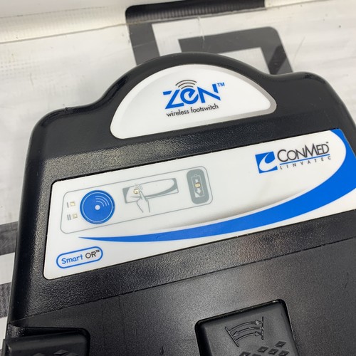 Used ConMed Linvatec W1000 Zen Wireless Foot Switch Smart OR Footswitch WARRANTY