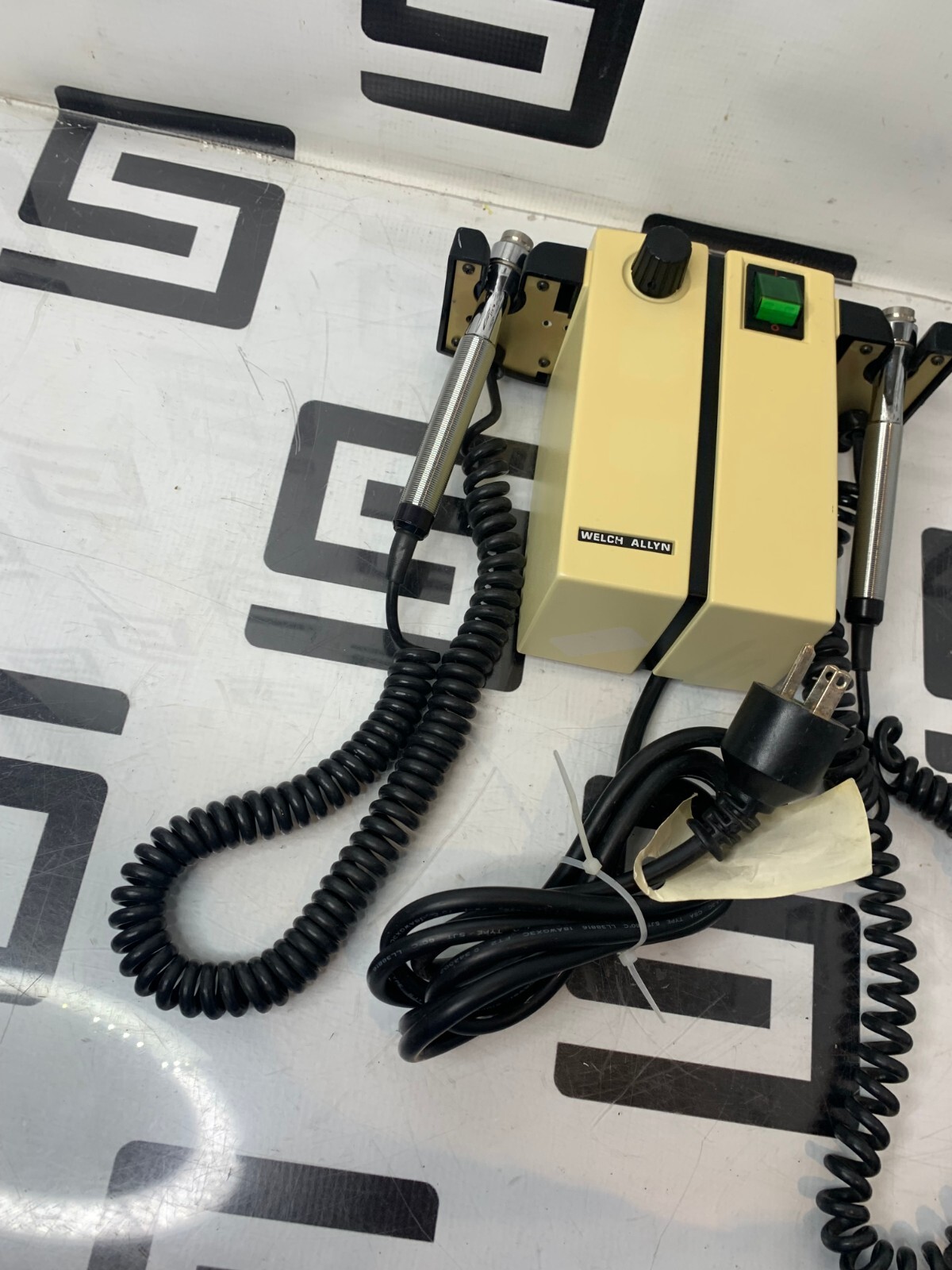 Used Welch Allyn 74710 Series Transformer Otoscope Ophthalmoscope Left Side Only Work