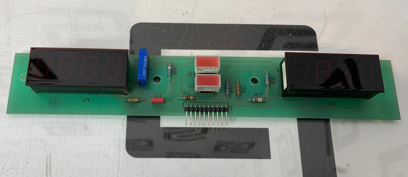 Used Sorvall RT 6000D Digital Display Faceplate Panel PCB Board 9320 Centrifuge ASSY