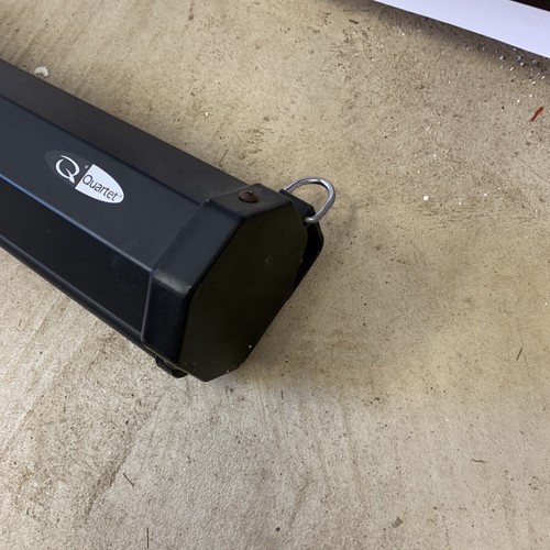 Used QUARTET Projection Screen 84 X 84 Movie Projector White Matte Wall Ceiling 7 X 7