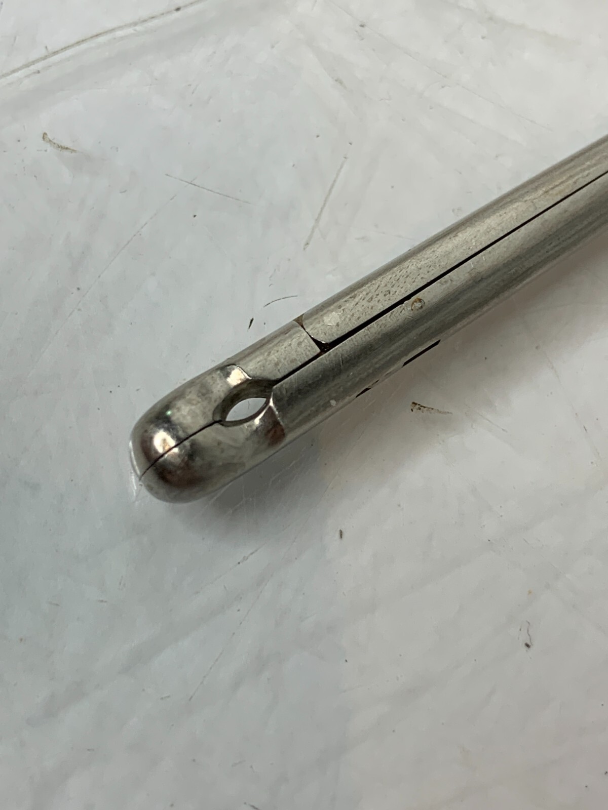 Used Pilling 50-5102 Jackson Laryngeal 6mm Cup Forceps Straight