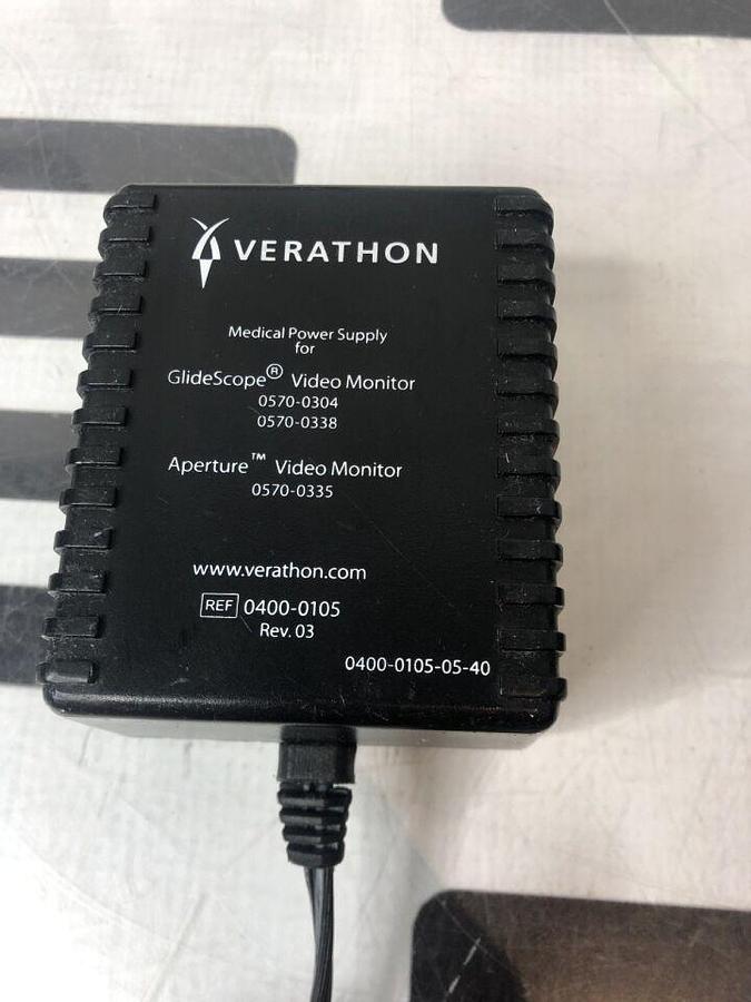 Used GlideScope Cobalt Power Supply 0400105 AVL Monitor Aperture Medical