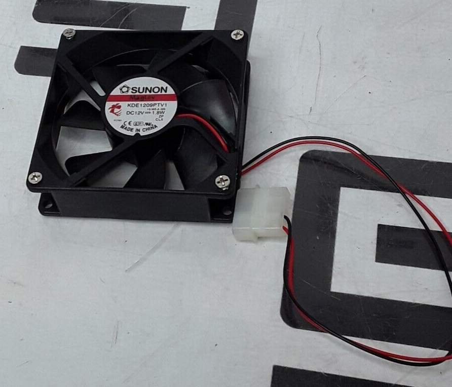 Used 1 PC Sunon KDE1209PTV1 Fan 12V 1.8W 3Pin 92*92*25mm Chassis cooling fan