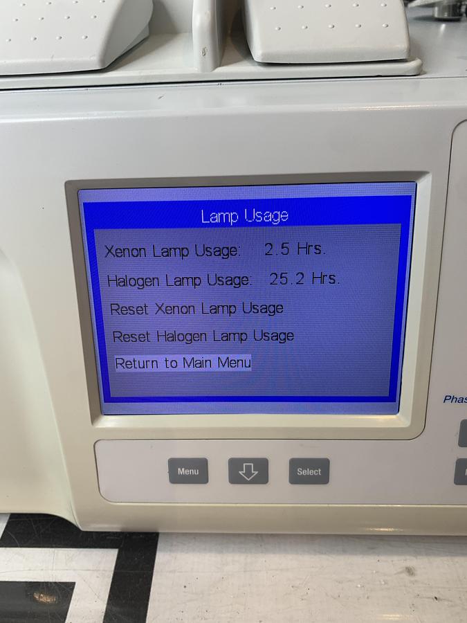 Used KayPentax Laryngeal Strobe Light Source Model 9400 V2 FootSwitch Pedal 6224-0050