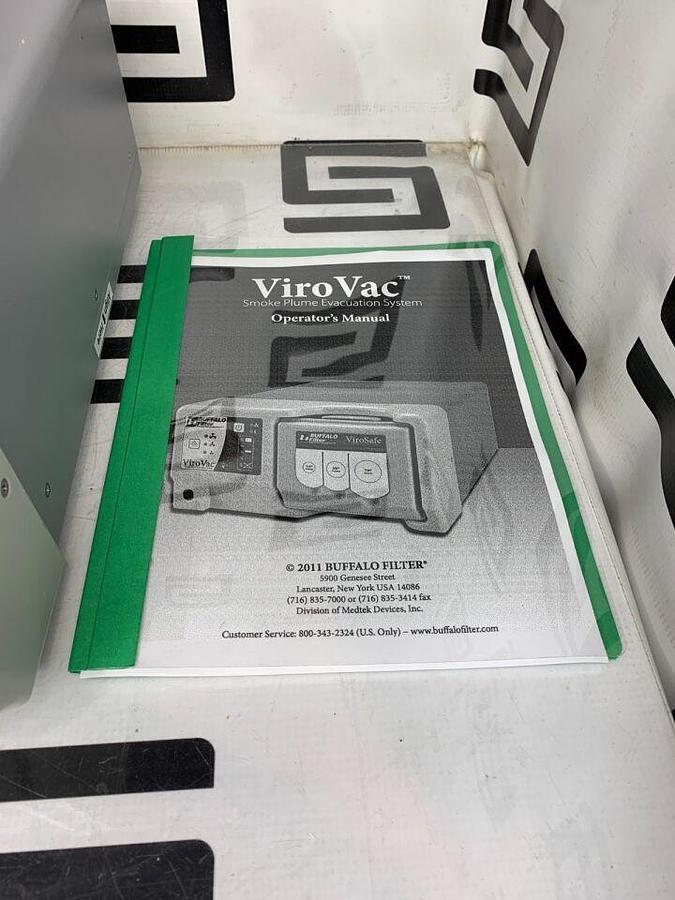 Used BUFFALO FILTER Smoke Plume Evacuation Viro Vac
