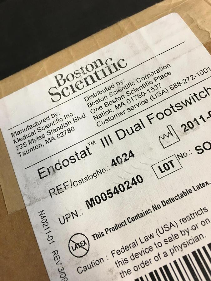 Used Boston Scientific Endostat III Footswitch 4026 Foot Pedal Switch NEW