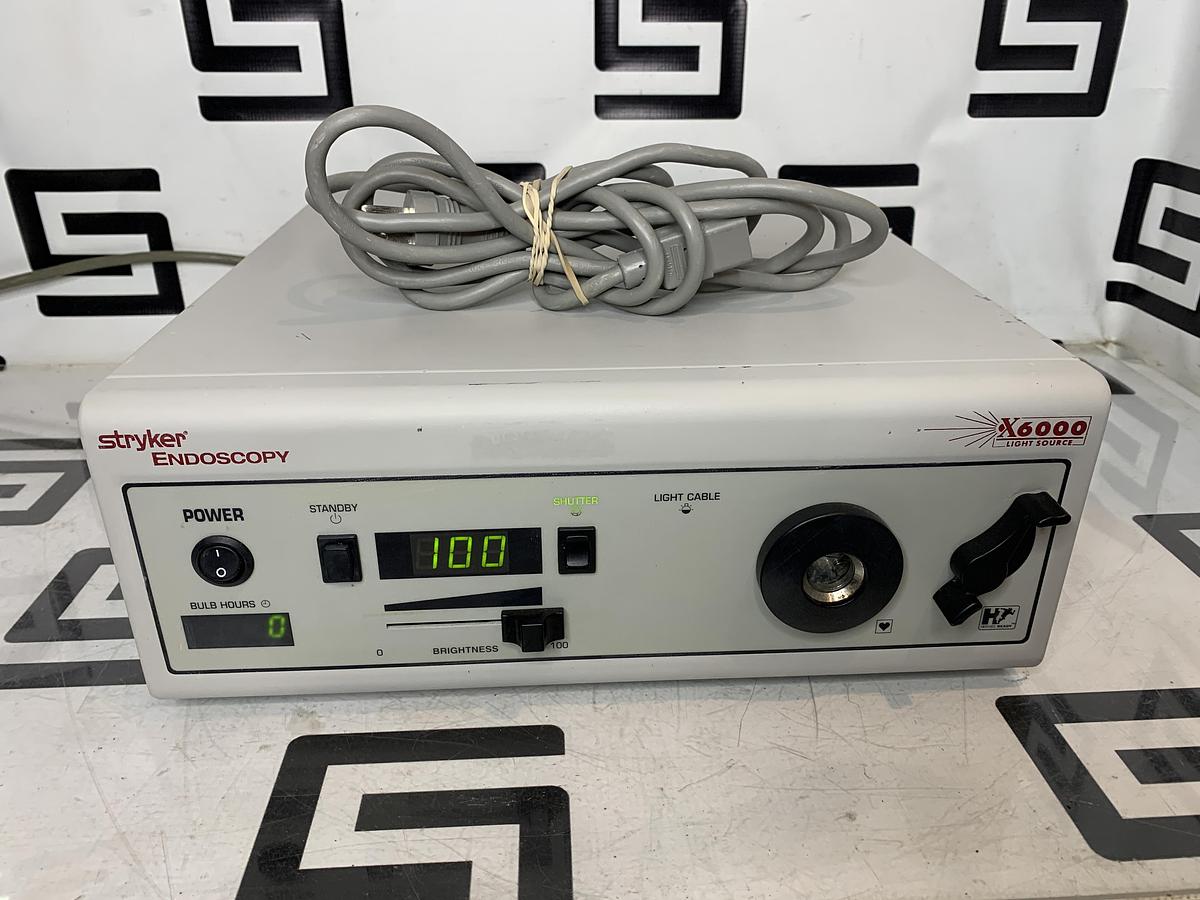 Used Stryker X6000 Light Source 220-185-000 Xenon Lamp Bulb 0 Hrs TESTED WARRANTY