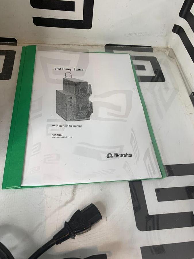 Used 843 Pump Station Titration Peristaltic