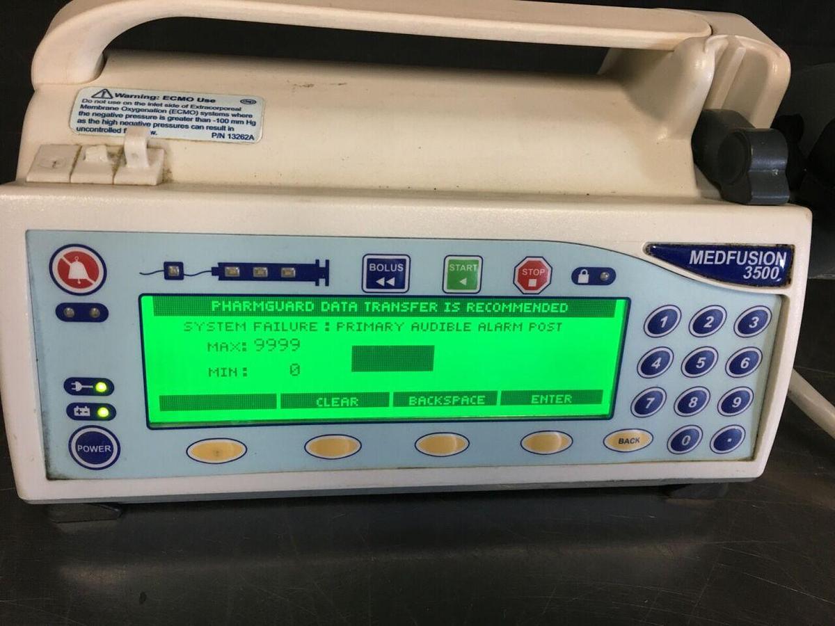 Used SMITHS MEDICAL Medfusion 3500