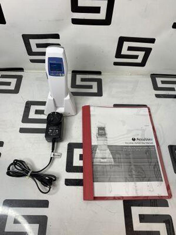 Used ACCUVEIN AV400 W/ Charger Cradle CC300, Power Supply, Battery, Manual AV300 AV500