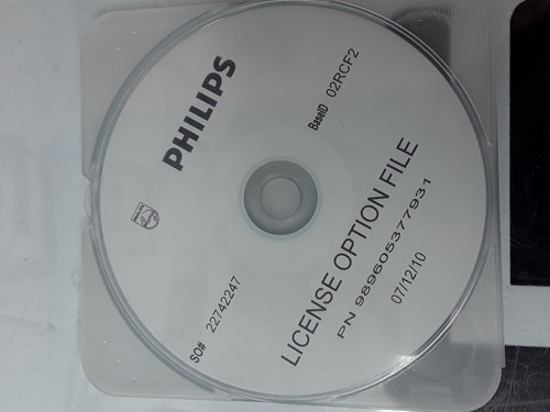 Used Philips IE33 989605377931 License Option File BaseID 02RCF2