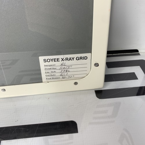 Used Soyee X-Ray Grid Size : 11 X 13” FD: 40-72” Grid Ratio 6:1 178L AL Interspacer