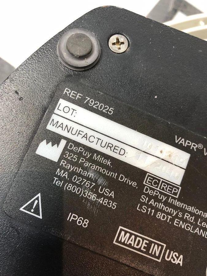 Used DEPUY MITEK DePuy 34-A Wireless Footswitch Footpedal 227214 REF 792025 Foot Pedal