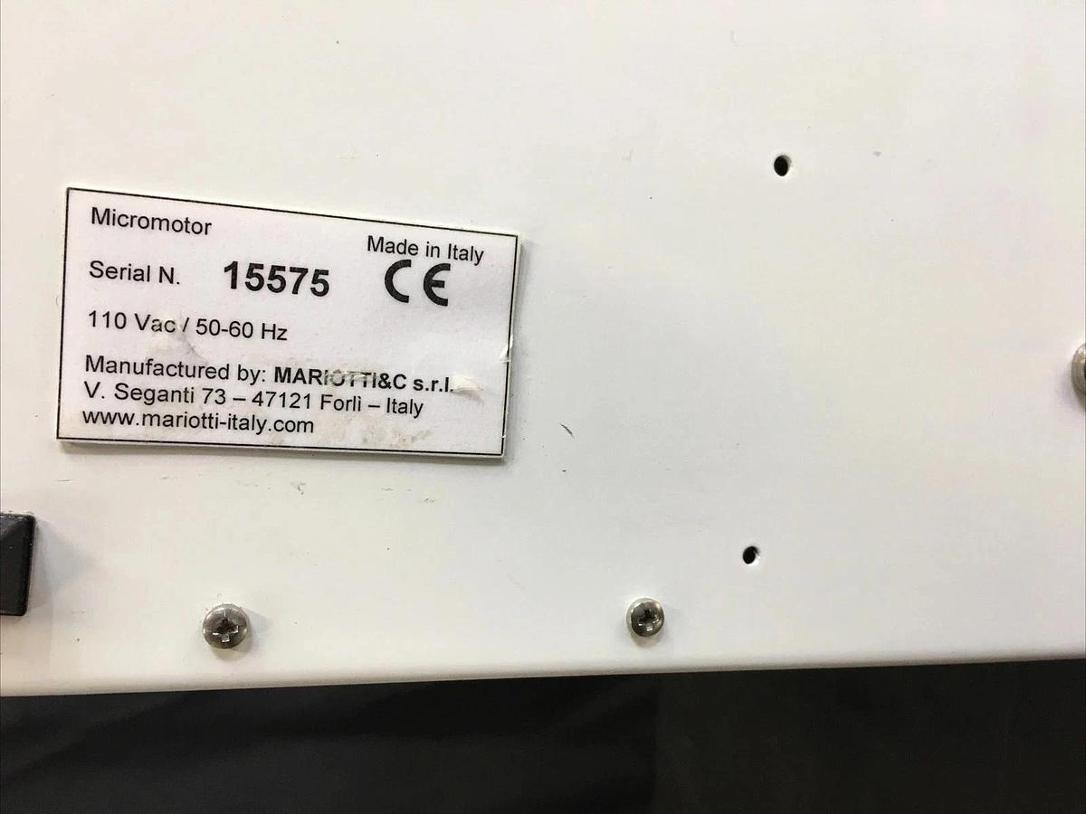 Used Mariotti Spring Spray & Light Podiatry Drill Micromotor Dental