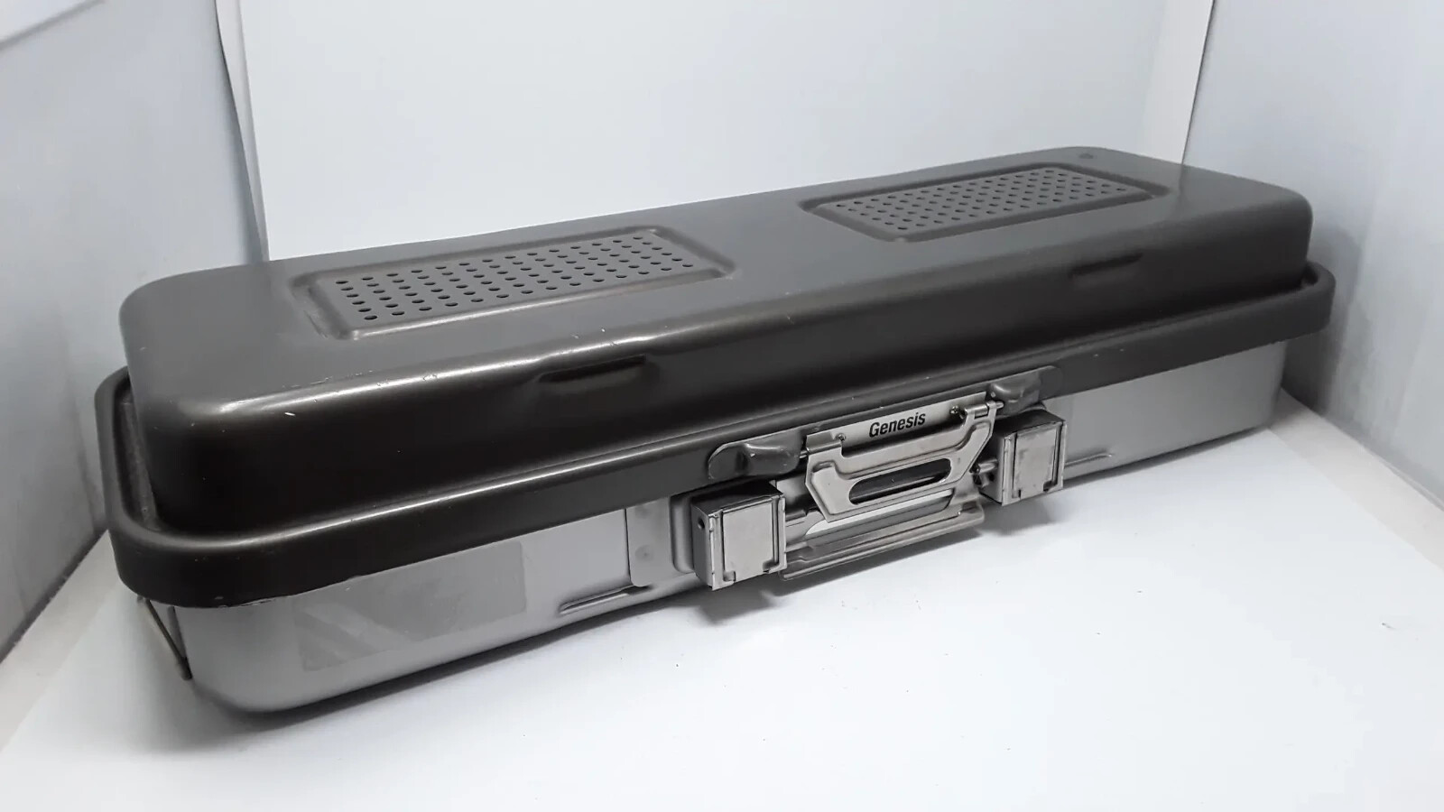 Used V. Mueller CD5-61B Genesis Large Endo Container 28X11 X 6" Deep Perforated Case