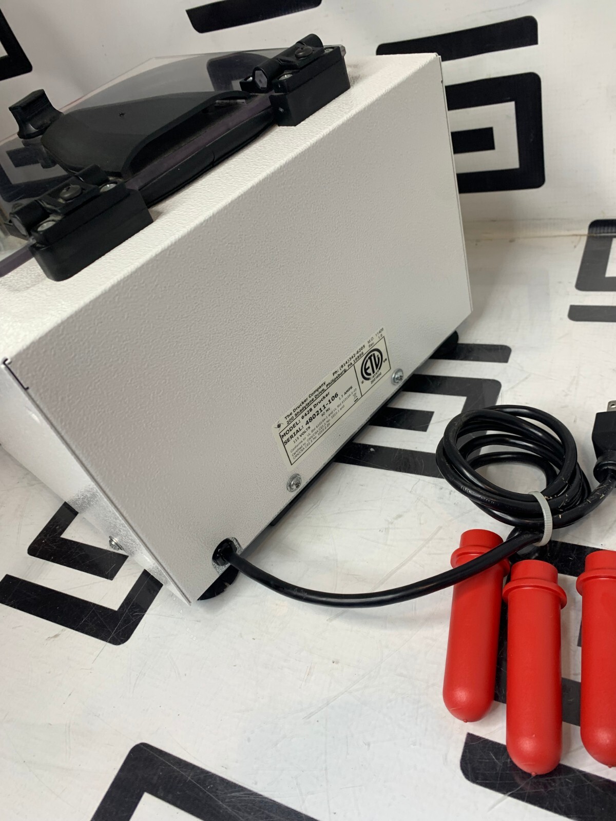 Used Drucker Horizon mini B Model 642B Horizontal Separation Centrifuge Tubes Manual