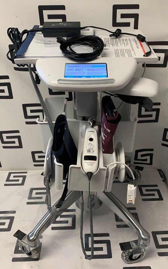 Used IQvitals Zone Monitor Rolling Mobile Stand Cart 200360 w/ TAT-5000