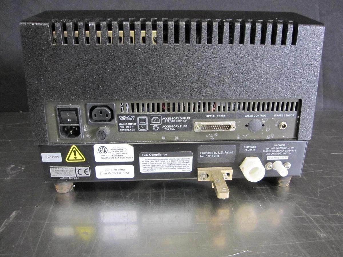 Used BIOTEK ELX405 SELECT MICROPLATE WASHER (IPB85)