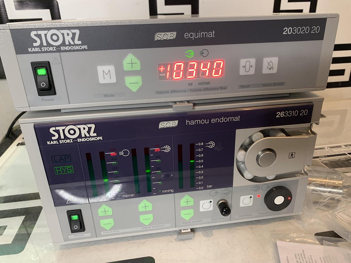 Used Karl Storz Hamou Endomat 26331020 & SCB Equimat 20302020 System