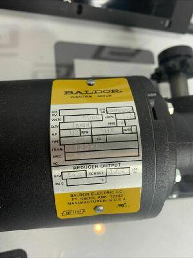 Used Quinton  TM-55 Grade Motor Assembly 033316-002 Baldor Type 120P 120-K TM55LXXXQE