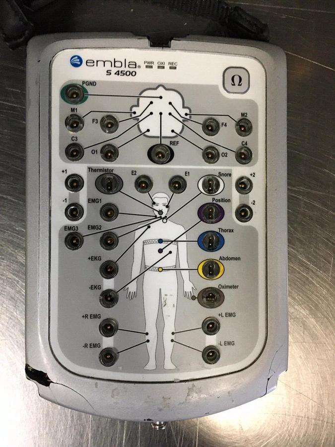 Used Embla S4500 2000204 Bedside Unit PSG System Portable Sleep Diagnostics