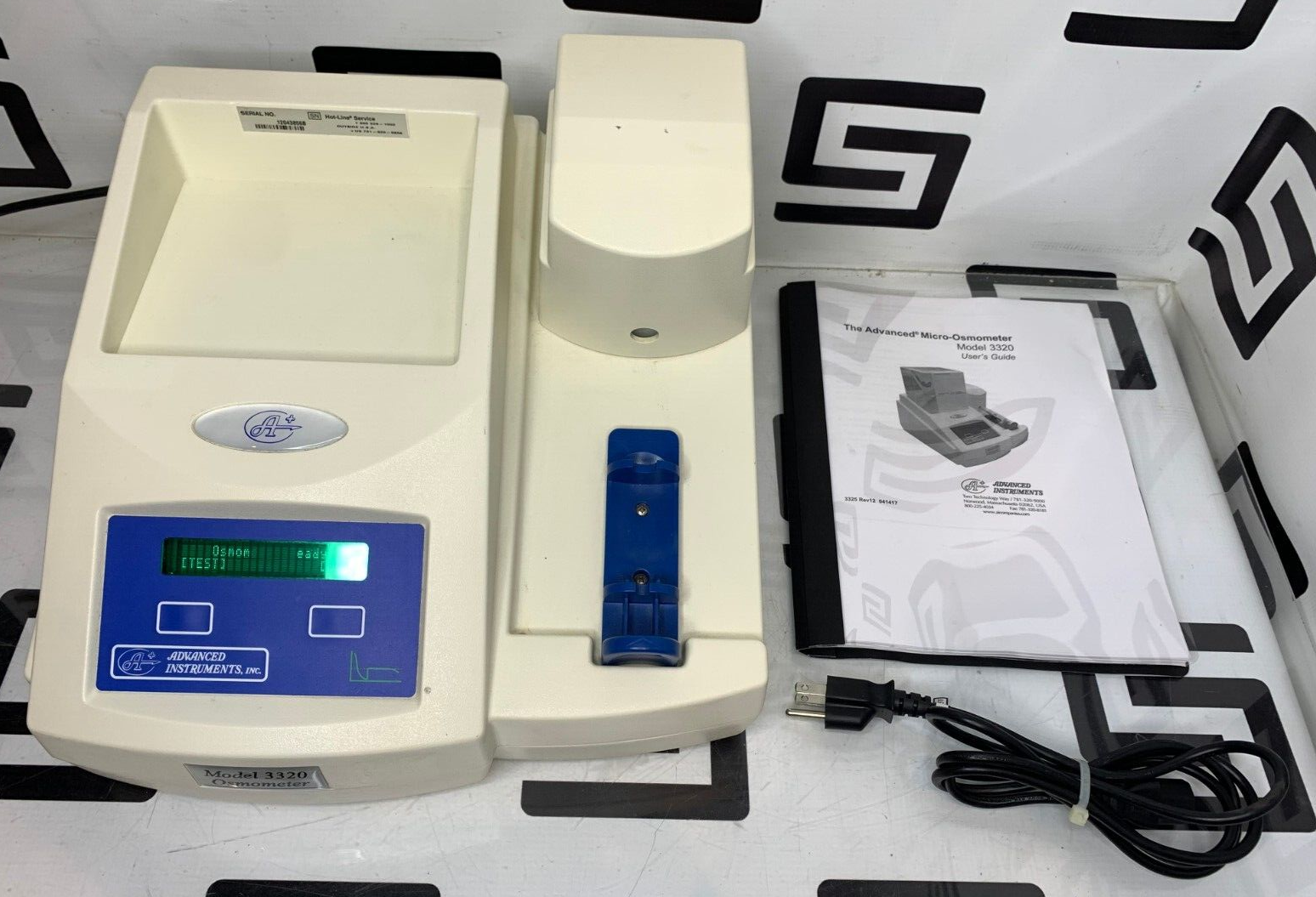 Used Advanced Instruments Model 3320 Osmometer Single Sample Micro-Osmometer A+