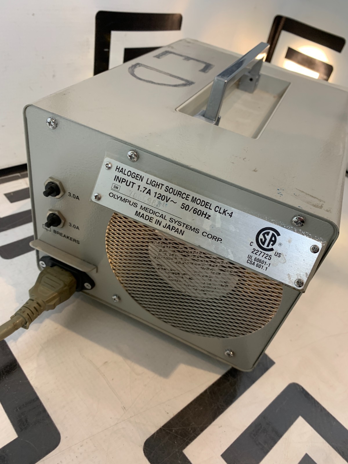 Used Olympus CLK-4 Halogen Light Source TESTED 30 DAY WARRANTY