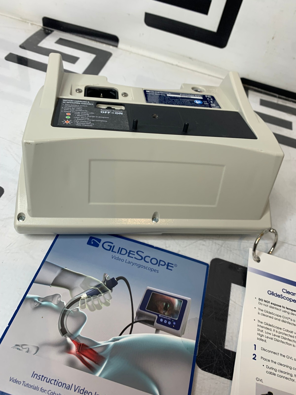 Used Verathon Saturn Glidescope GVL Portable Video Monitor 0231-0003 Surgical