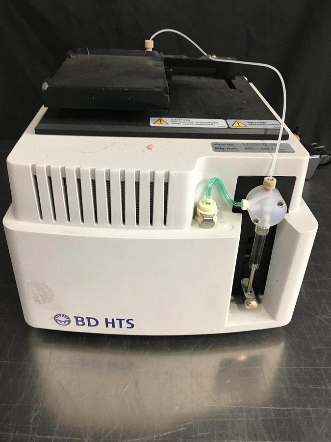 Used BD High Throughput Sampler Cytometer Cat No.33865907 with Power Supply