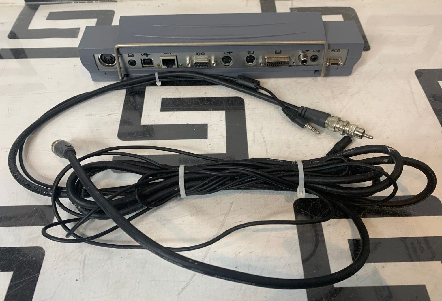 Used Sonosite P05964-05 Titan Micromaxx Mini-Dock DVI DOCKING STATION Cables P05964