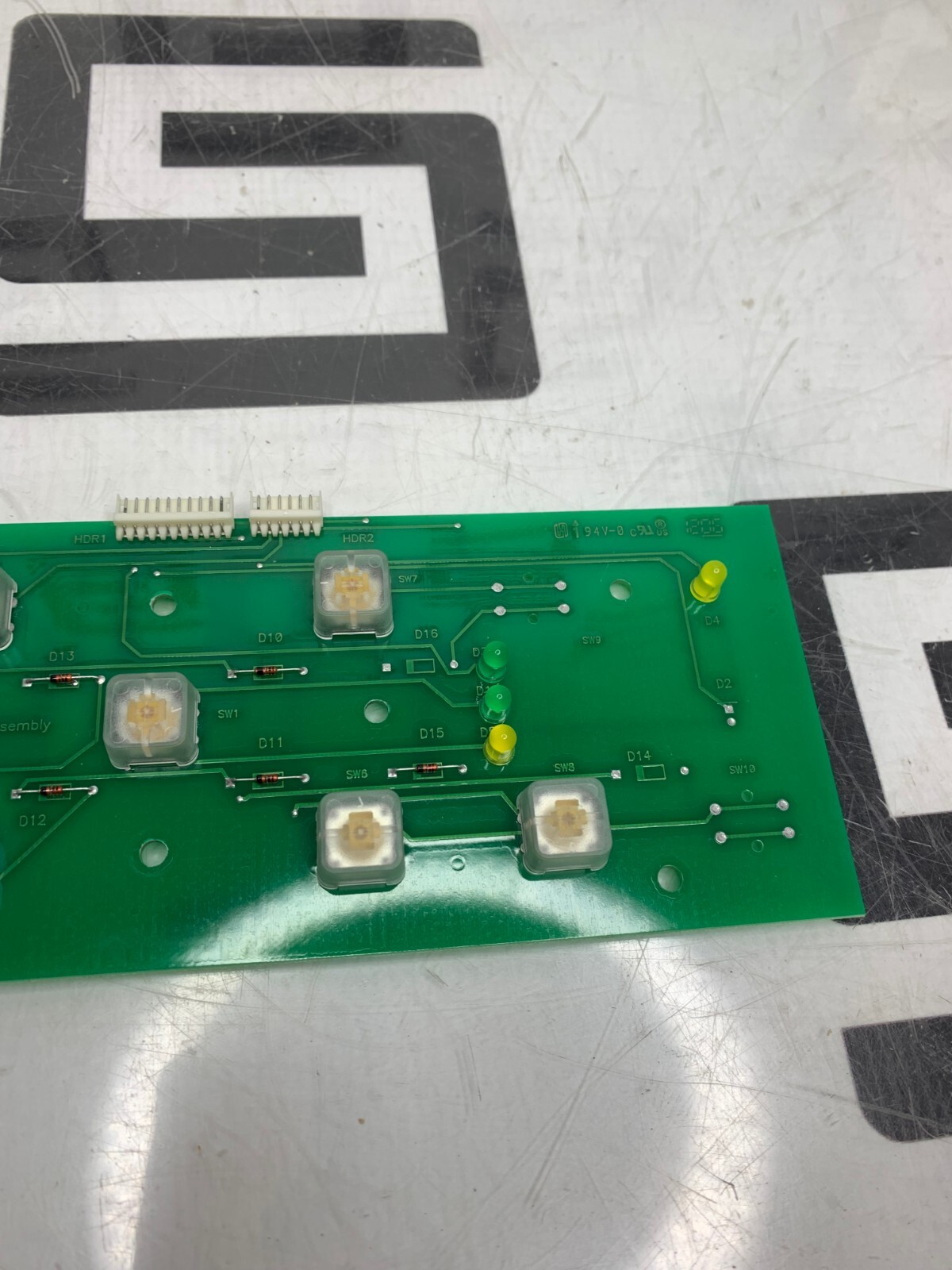 Used 3001-400-910 -911 Stryker Patient Care Outside Siderail Board Buttons Assembly