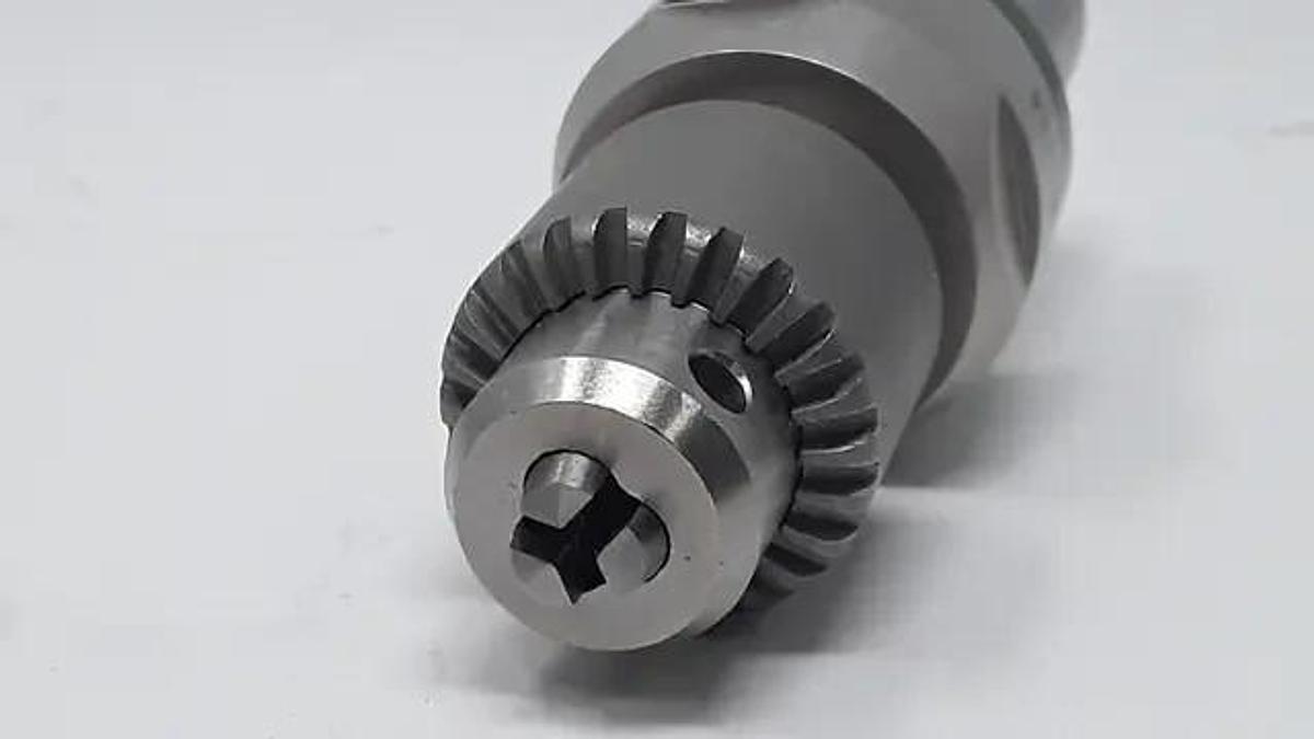 Used Stryker Jacobs Chuck Drill Adapter 277-82-131 Orthopedic Stainless w/ Key 1/4"