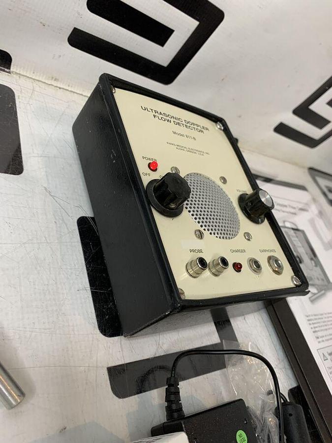 Used PARKS 811-B Doppler Flow Detector Model Probe Ultrasonic 811B NEW BATTERY Fetal Doppler