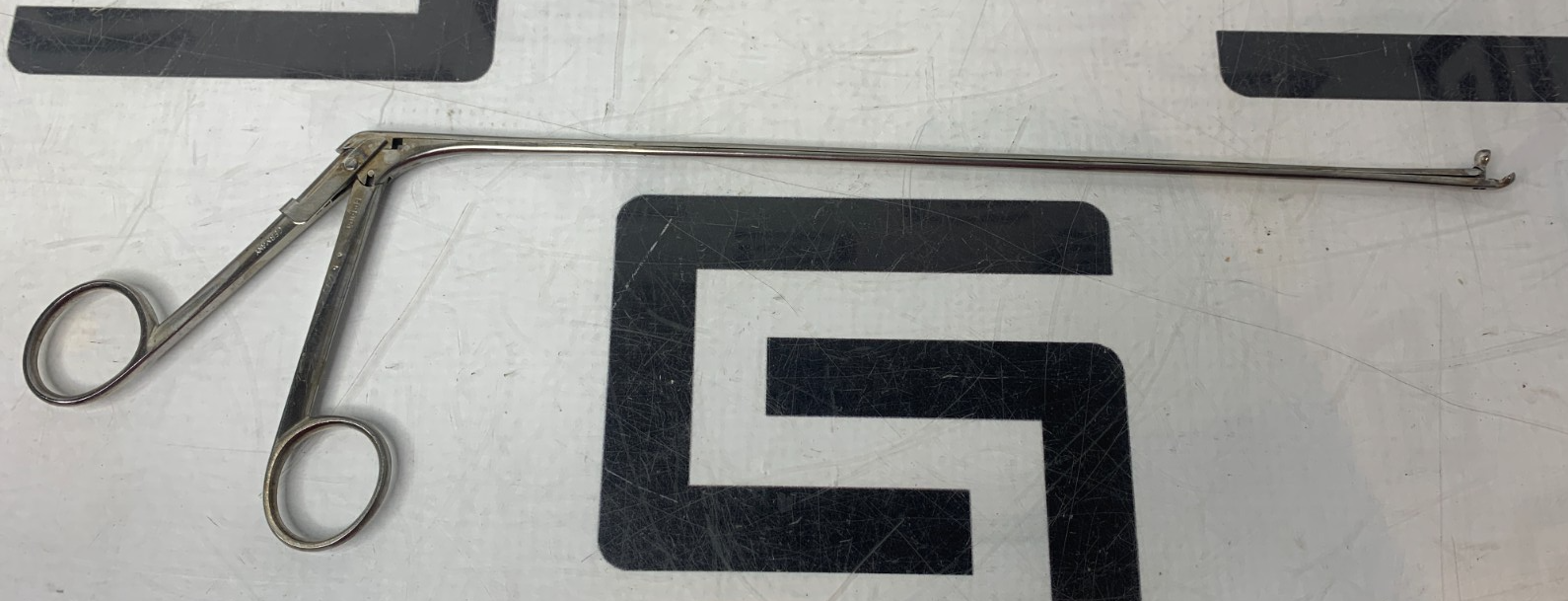 Used Pilling Forceps 50-5104 Up-Bite Jackson Cup 4mm Bronchial Surgical