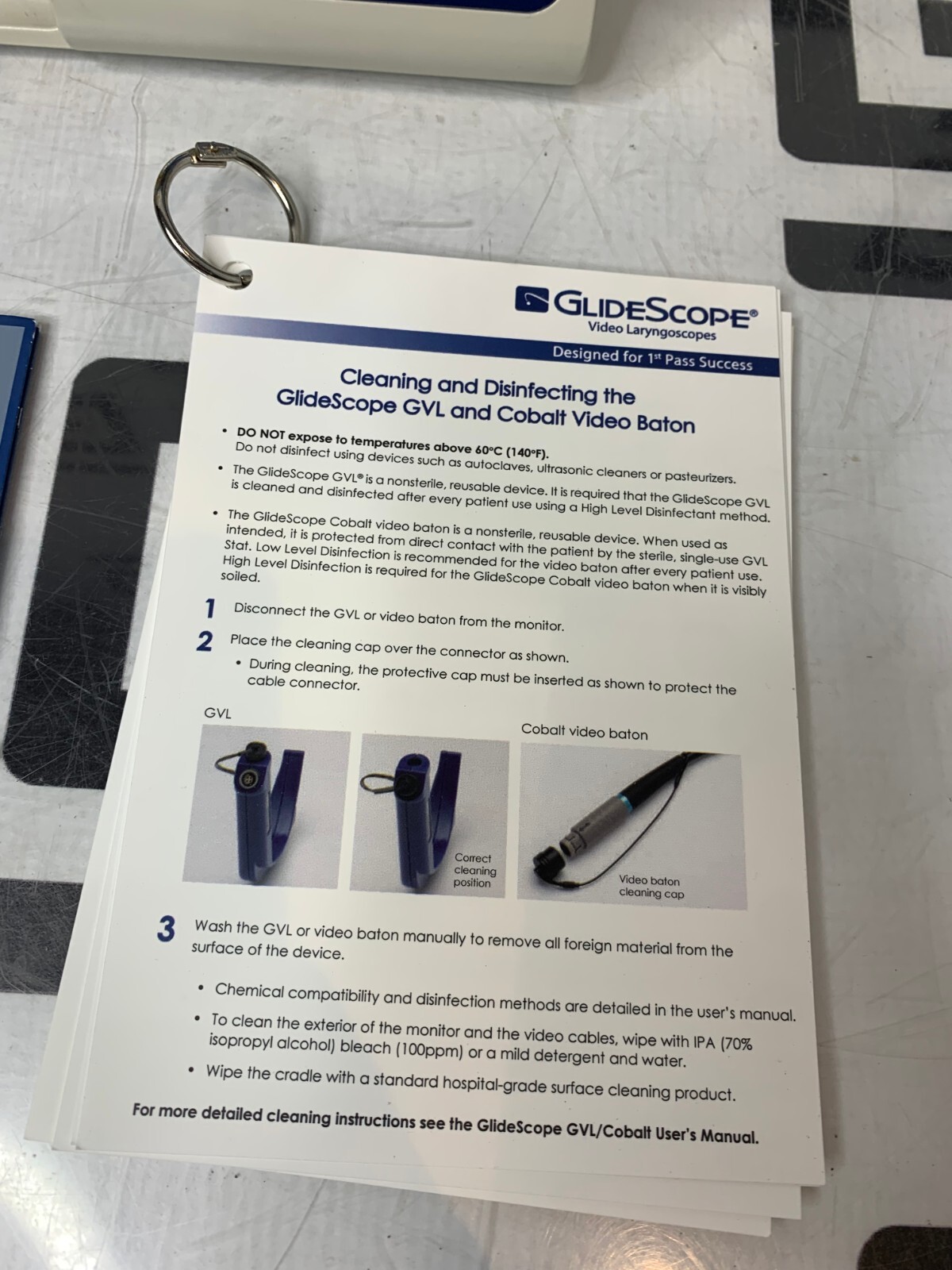 Used Verathon Saturn Glidescope GVL Portable Video Monitor 0231-0003 Surgical