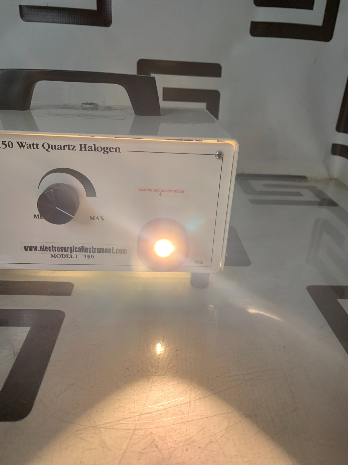 Used Cuda I-150 Light Source Fiber Optic Halogen Illuminator Quartz ESI 150W Tested