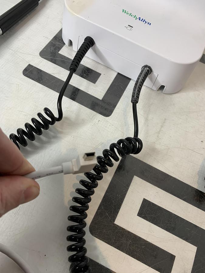 Used Welch Allyn GS 777 Transformer 408282 Wall Otoscope Ophthalmoscope Green Series