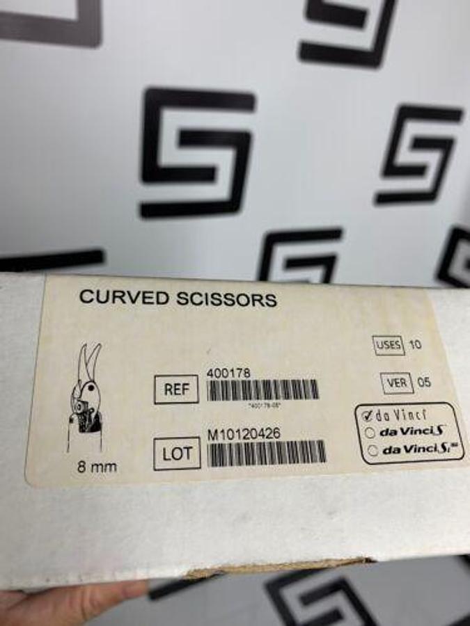 Used Surgical Endowrist Curved Scissors 8mm