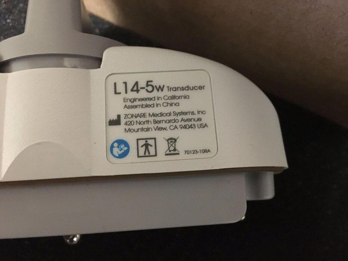 Used Zonare   Transducer Probe Ultrasound 853330 Field-View Linear