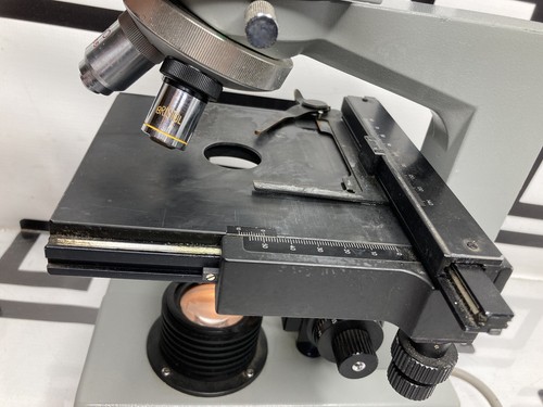 Used Bristoline Bristolscope Binocular Tabletop Bench Microscope 3 Objectives 852938