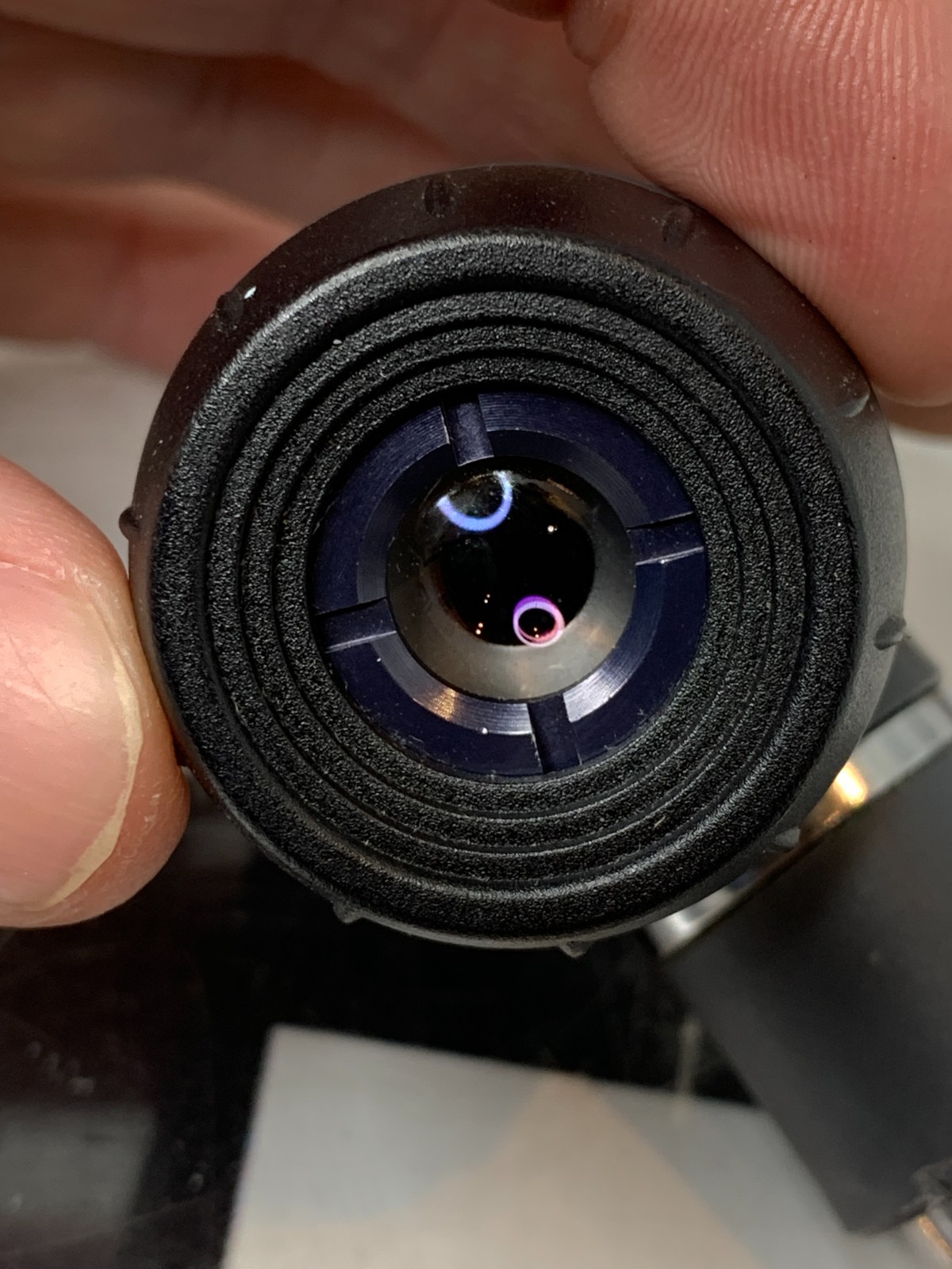 Used Welch Allyn Otoscope 23810 Macroview 3.5V Diagnostic  Head Bulb Tested DENTED