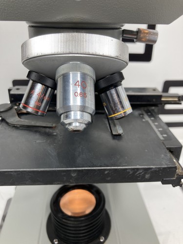 Used Bristoline Bristolscope Binocular Tabletop Bench Microscope 3 Objectives 852938