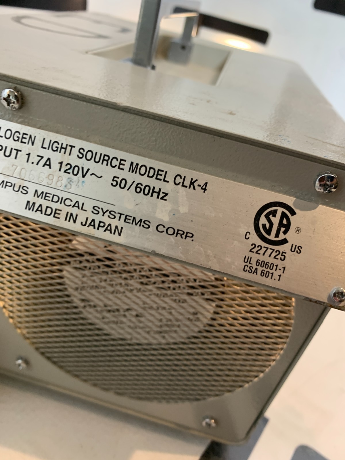 Used Olympus CLK-4 Halogen Light Source TESTED 30 DAY WARRANTY