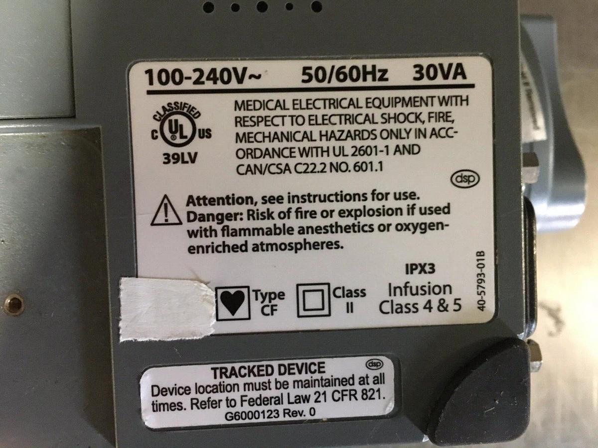 Used Smiths Medical Medfusion 3010a Pump with Battery Version 2.06