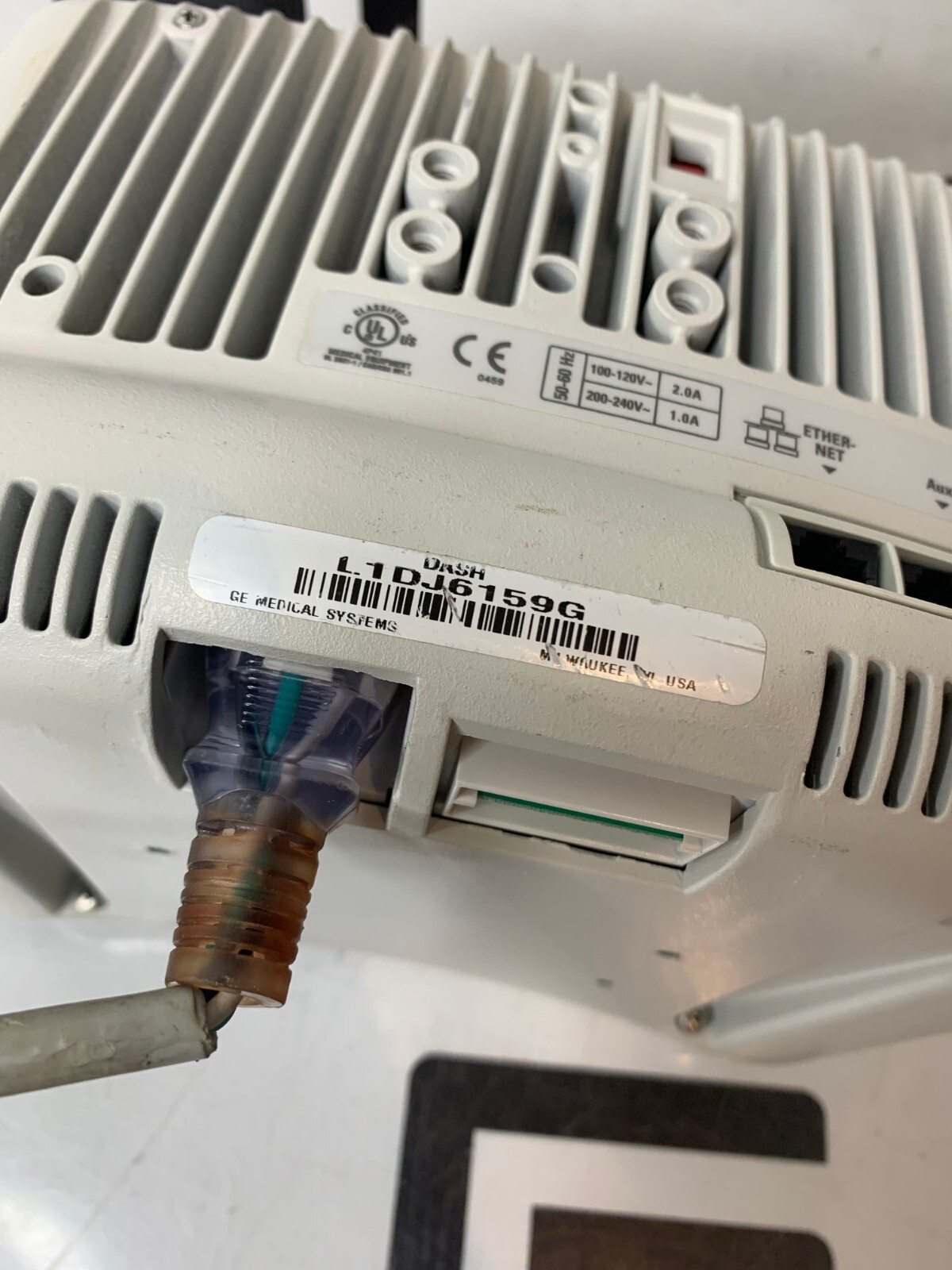 Used GE Dash 3000 Patient Monitor ECG SPo2 NIBP Co2 Temp PARTS